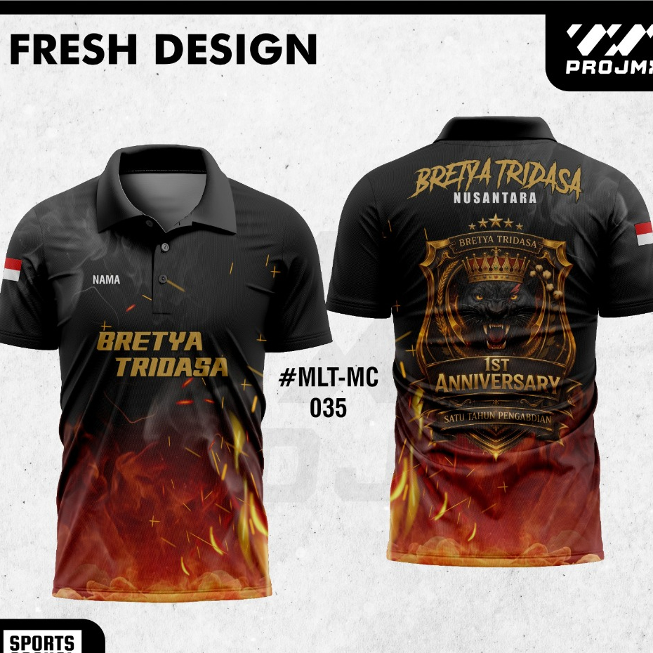PROJMX - NCO 33 BRETYA TRIDASA MILITARY FIRST ANNIVERSARY JERSEY (CUSTOMIZED)