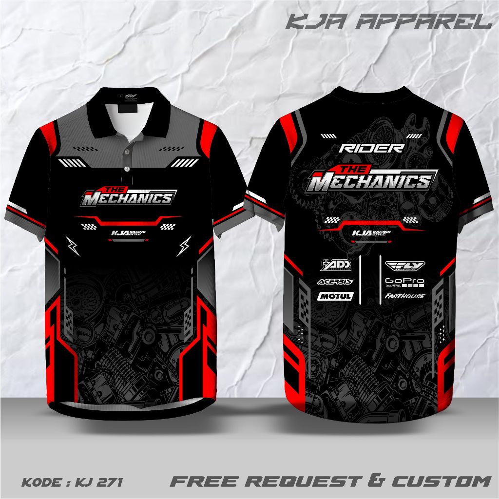 CUSTOM RACING JERSEY, REQUEST POLO COLLAR BUTTON V-NECK COLLAR O-NECK COLLAR, UNIT เสื้อยืด, FULLPRI