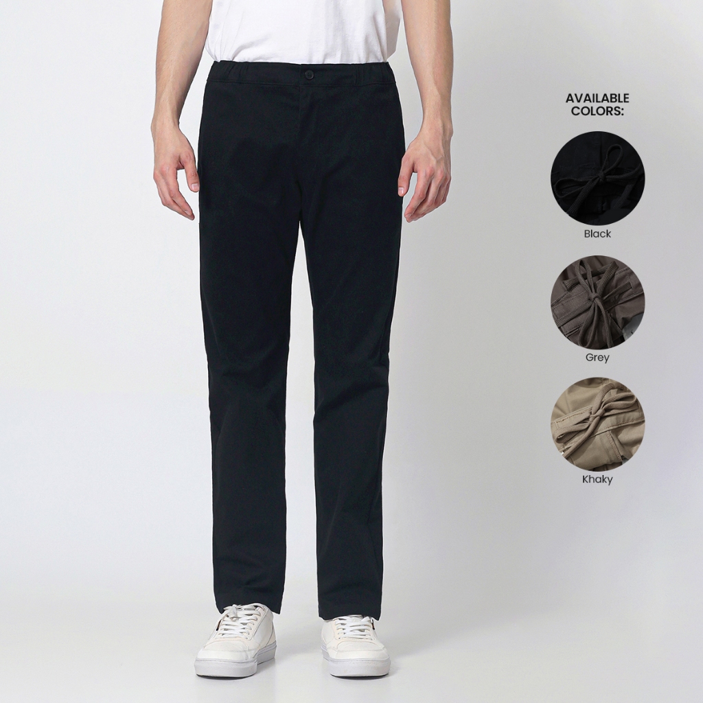 EDWIN JEANS - กางเกงขายาวผู้ชาย Regular Fit Chinos BRISTOL Collection กางเกงชิโนผู้ชาย Regular Fit