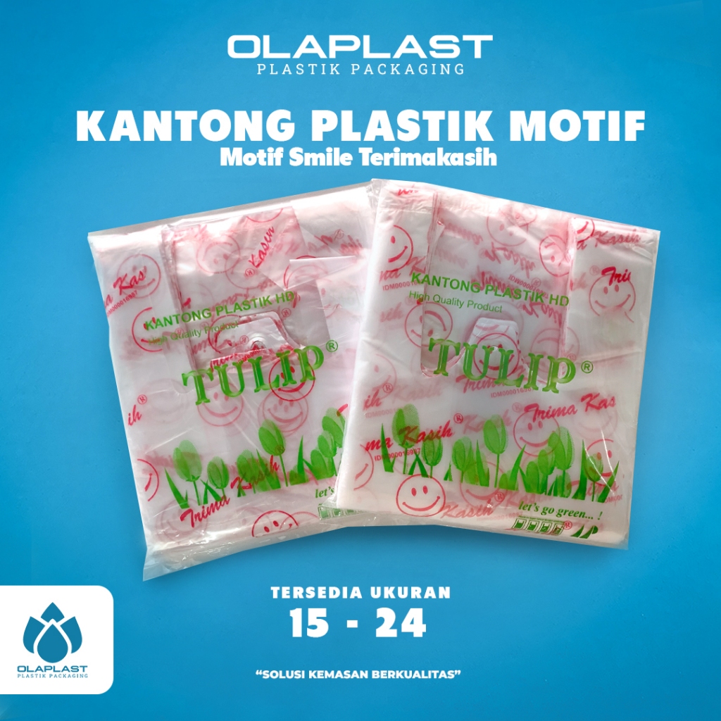 Thank You Motif ถุงพลาสติก Size 15 / Size 24