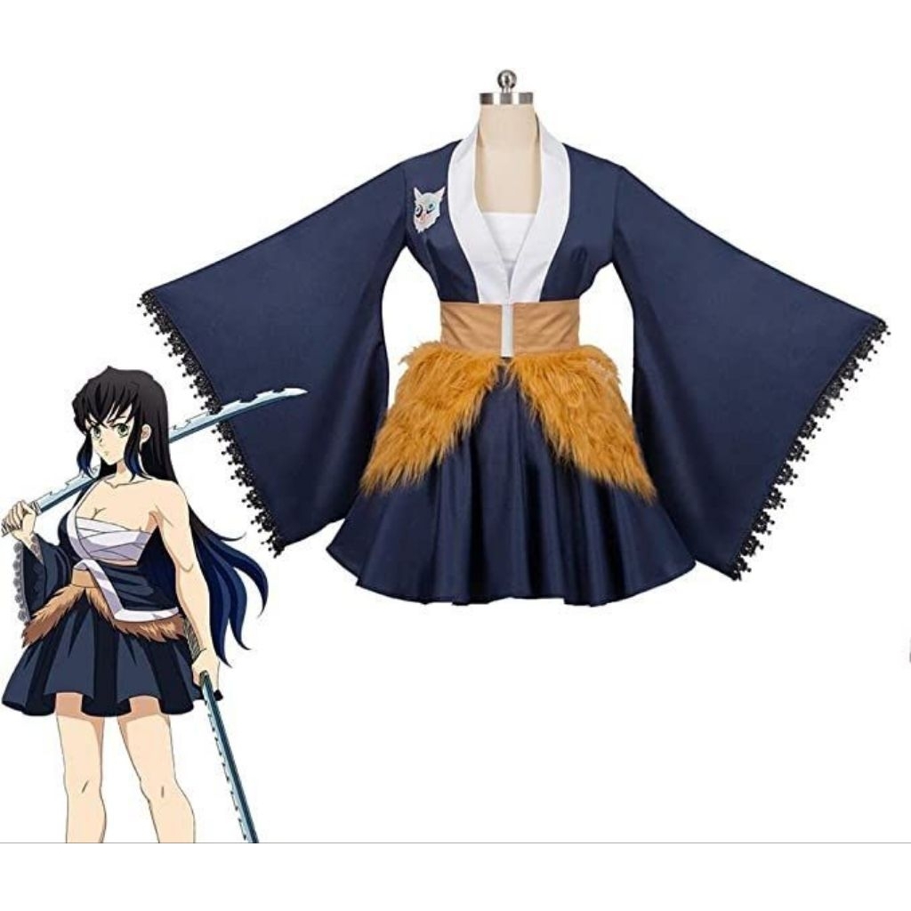 HASHIBIRA INOSUKE หญิงคอสเพลย์ COSTUME/INOSUKE COSTUME ผู้หญิงรุ่น/INOSUKE KNY