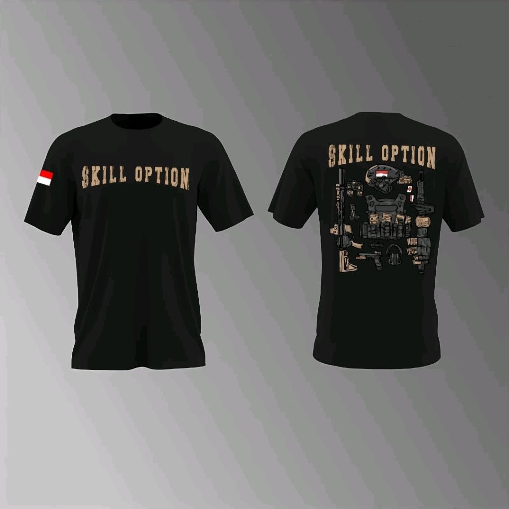 เสื้อยืด SKILL OPTION TACTICAL// เสื้อยืด SKILL OPTION