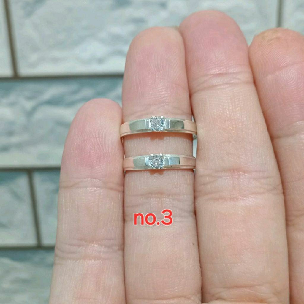 COUPLE RING / COUPLE RING / WEDDING RING / WEDDING RING NO.3 (เงิน 925)