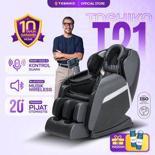 Toshiko Kursi Pijat T21, Garansi Motor 10 Tahun