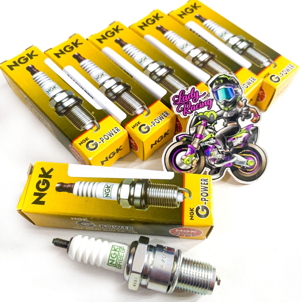 หัวเทียน NGK G-Power Platinum BR8EGP Racing Ninja R RR 150 RXZ NSR Satria