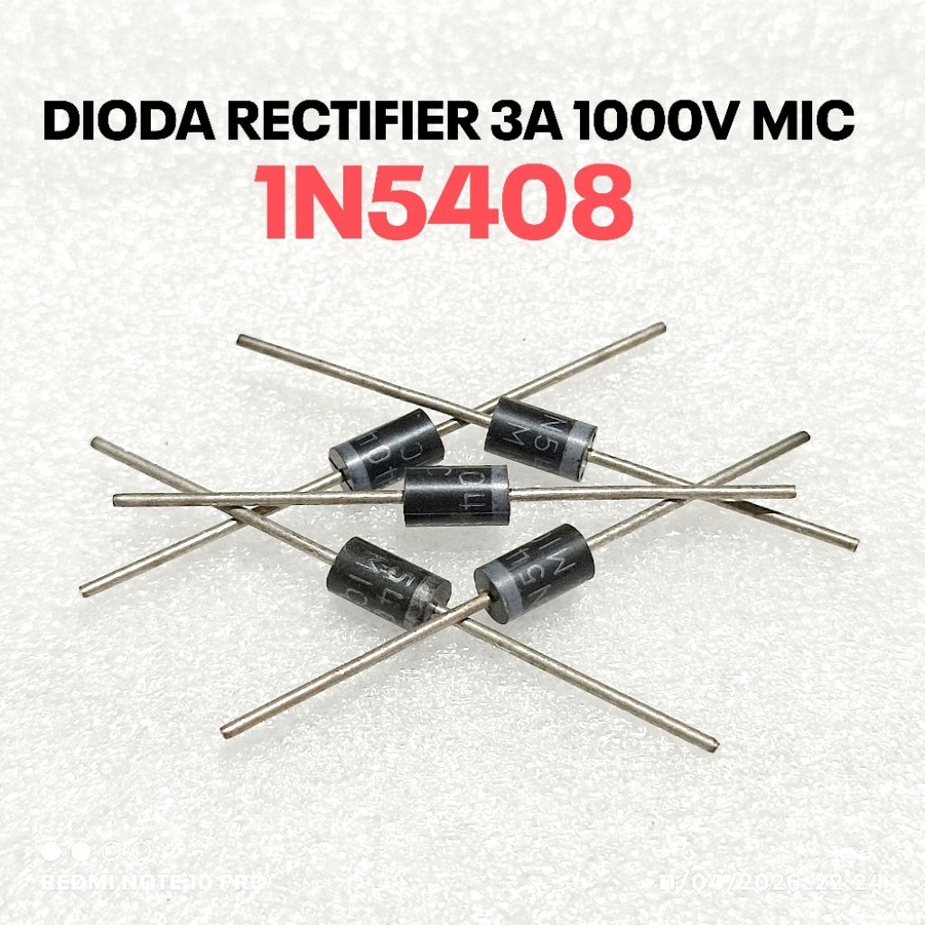 (5 ชิ้น) 3A DIEDE IN5408 IN 5408 RECTIFIER DIODE 1N5408 1N 5408 1000V MIC