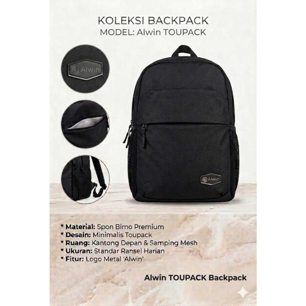 TOOUPACK – A036 – กระเป๋าเป้สะพายหลังกันน้ํา