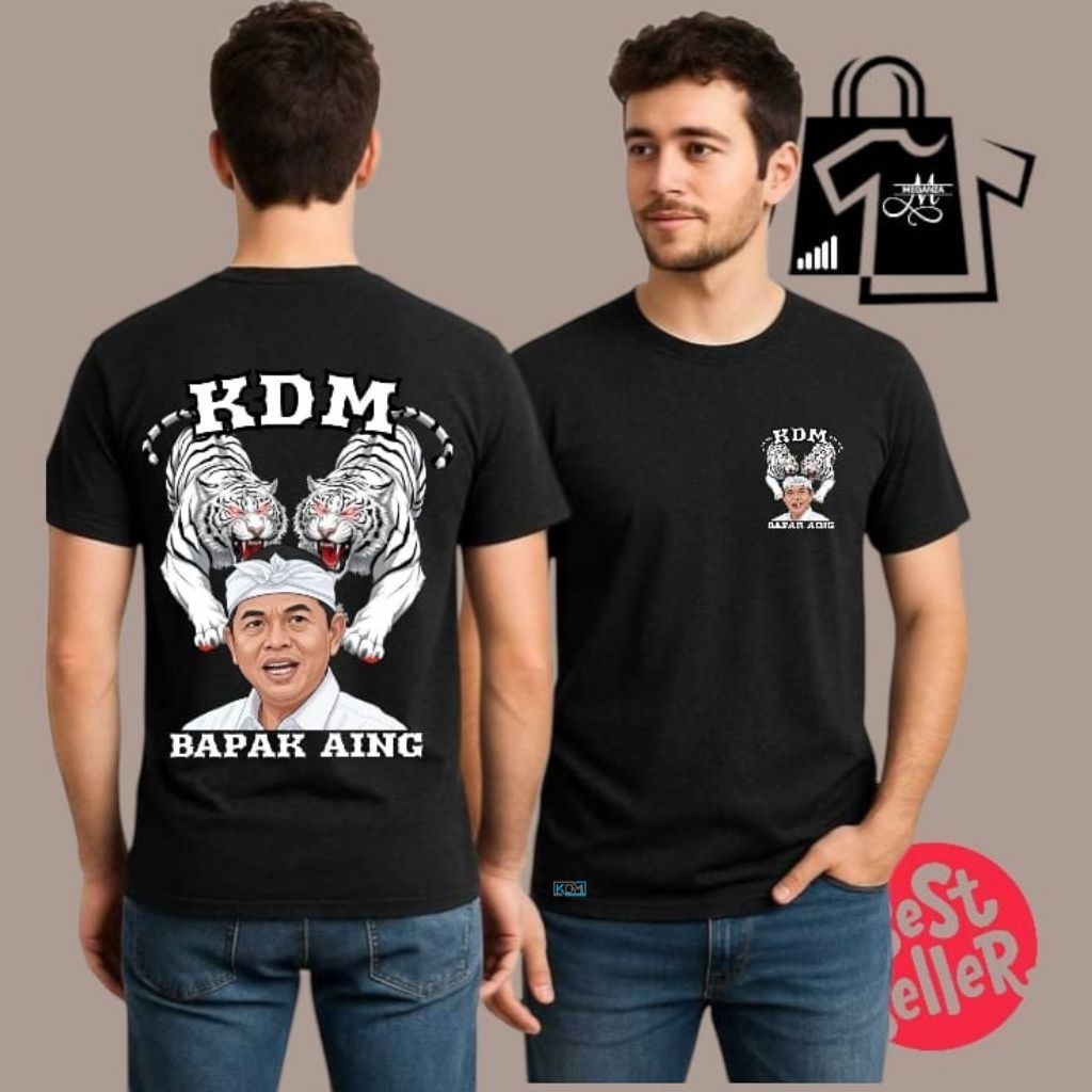 (KDM) ใหม่ล่าสุดเสื้อยืดพรีเมี่ยม KDM COTTON 24S/FATHERS เสื้อยืด KDM