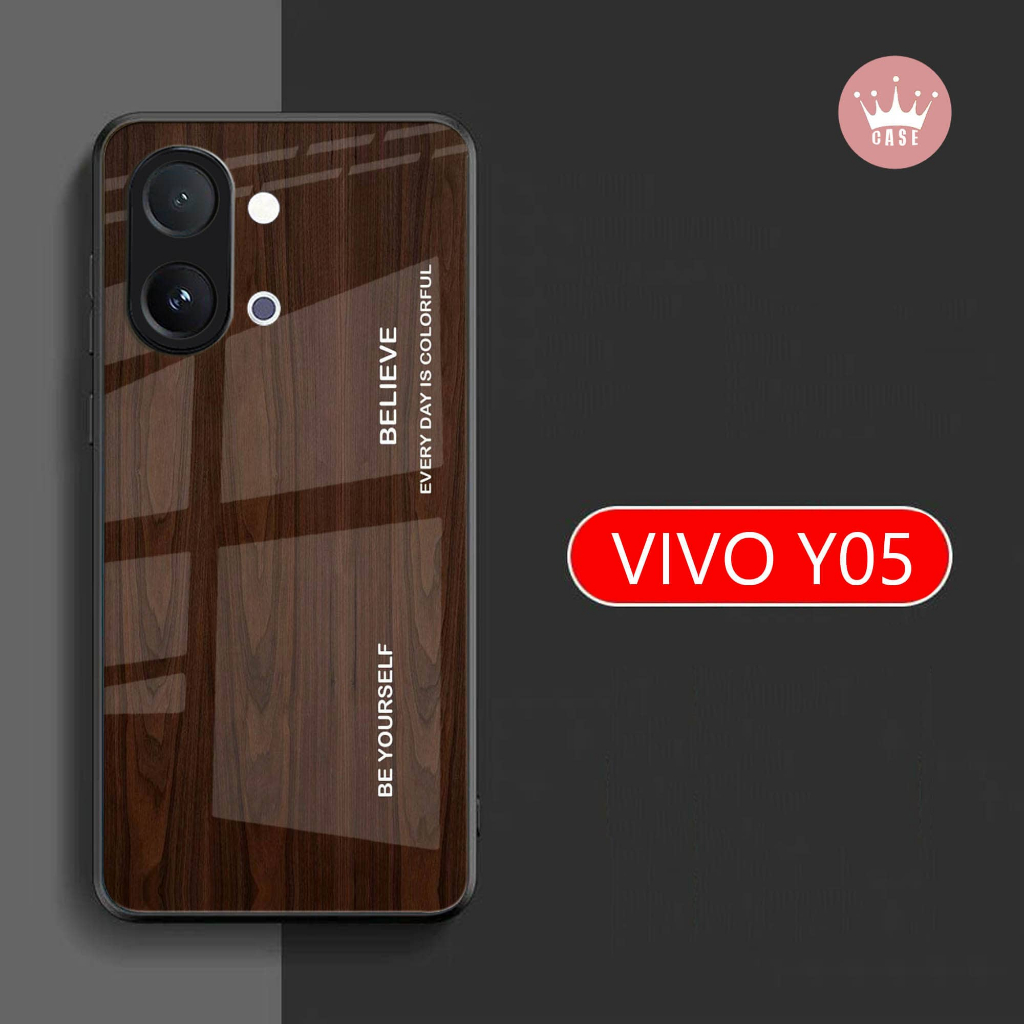 VIVO Y05 Glass Softcase - เคสโทรศัพท์มือถือ - VIVO Y05 -S90-