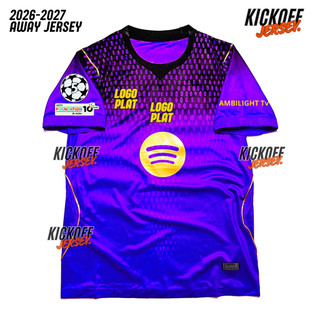 (NEW SEASON 26/27) JERSI BARCAAA AWAY NEW SEASON 2026 2027 GRADE ORI FULL PATCH