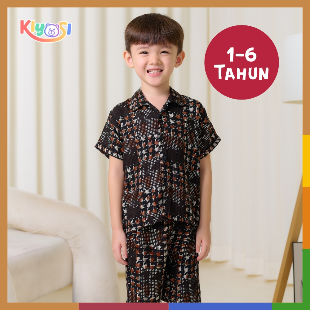 COOL AND CHILDRENS PAJAMA SET MADE OF COTTON RAYON/เด็ก PAJAMAS 1-5 ปี/ (1) AF