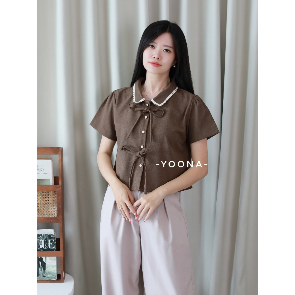 YOONA - เสื้อแขนสั้นผู้หญิง Yuxi