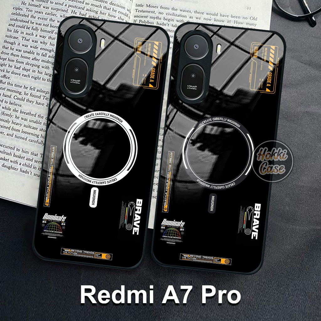เคส HP Redmi A7 Pro - Redmi A7 Pro Glass Softcase - เคส Redmi A7 Pro - เคสโทรศัพท์ Redmi A7 Pro - เค