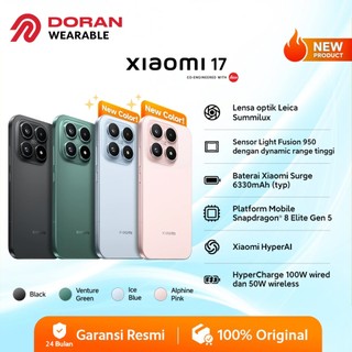 Xiaomi 17 (12GB/256GB) (12GB/512GB) Lensa Optik Leica Summilux