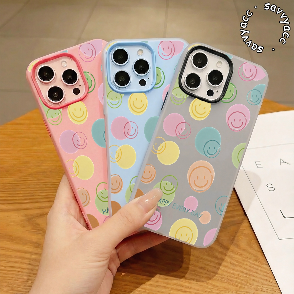 เจลลี่สี 2 IN 1 CASE RAINBOW SMILE สําหรับ OPPO A1K A3 A3S A3X A5 A5S A5i A5X A6 A6X A8 A9 A15 A16K 