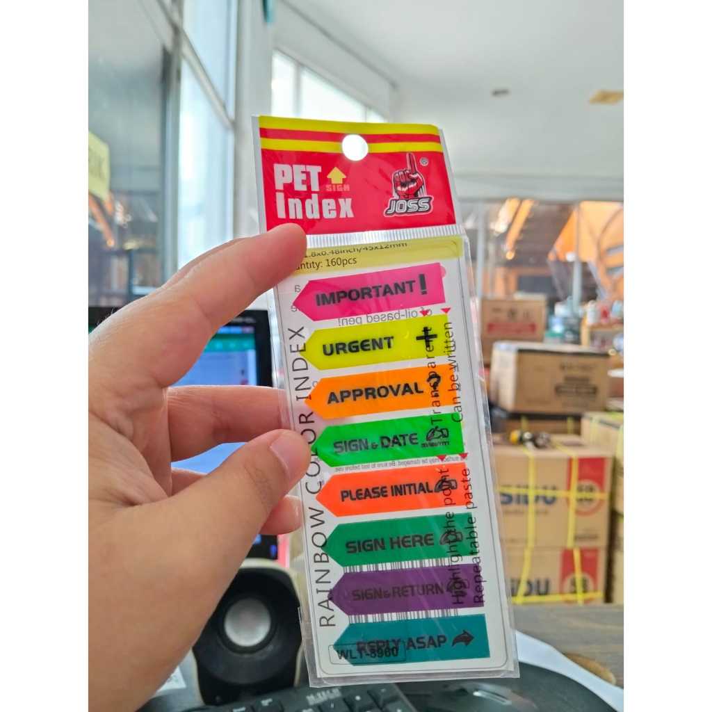 STICKY NOTE 8 เทปสี (ปัสสาวะที่ปรับปรุงแล้ว? ป้าย & DATE PLEASE INITIAL SIGN HERE SIGN & RETURN SMOK