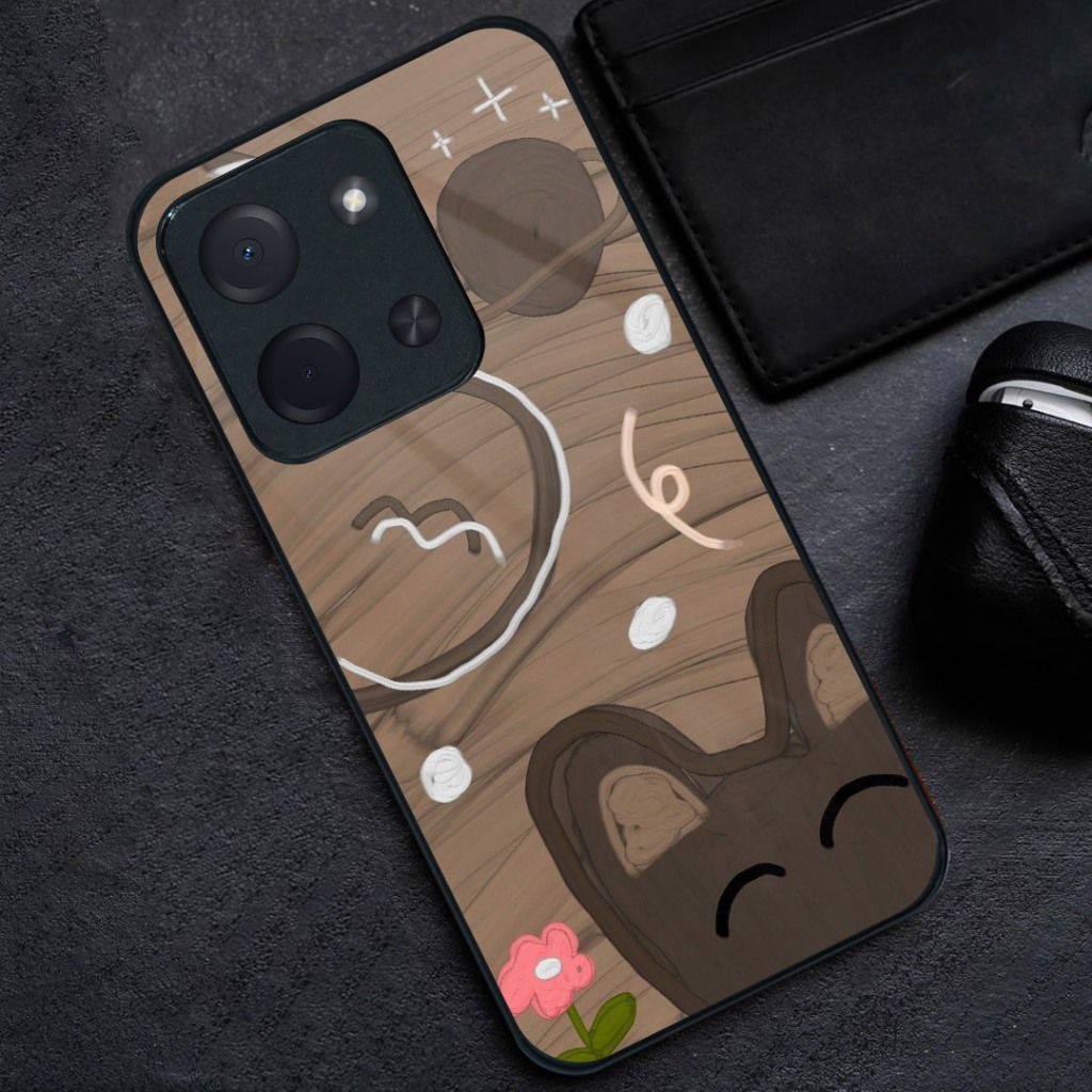 เคส HP ล่าสุดสําหรับ Poco C85 X [BSG-34] - เคสโทรศัพท์ Poco C85 X - Poco C85 X Glass Case - เคส Poco