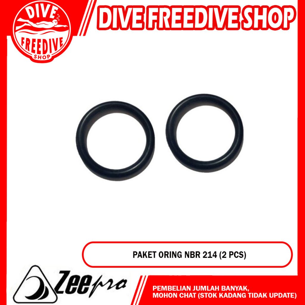 NBR Oring สีดํา 214 Zeepro 2 ชิ้นซีลยางอะไหล่แหวนคอยาง K-Valve คอหลอดดําน้ําถังดําน้ําดําน้ํา Scuba 