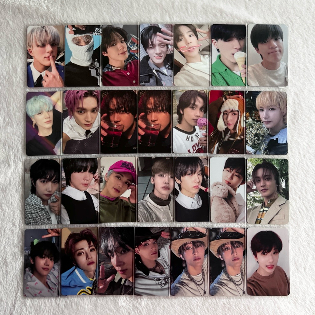 Photocard jaemin jeno renjun mark jisung haechan taeyong nct dream go back to the future ktown4u ชุด