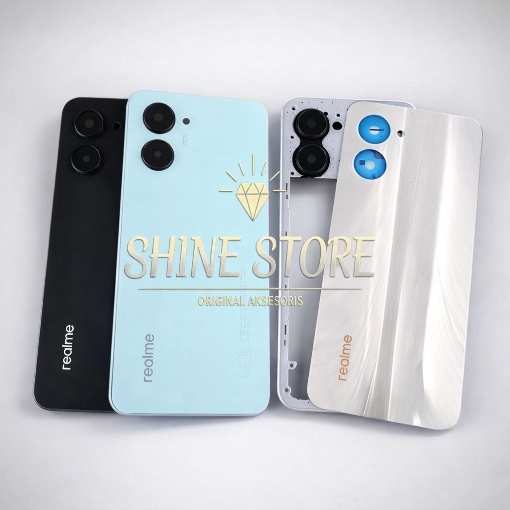 เคส HP Realme C33 RMX3624 Backdoor + Bezel Bekdor ฝาหลังปลอก
