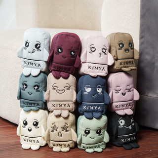 Mukena Chibi by kimya, style 2 in 1 dengan tas character size jumbo, dengan bahan parasute solite