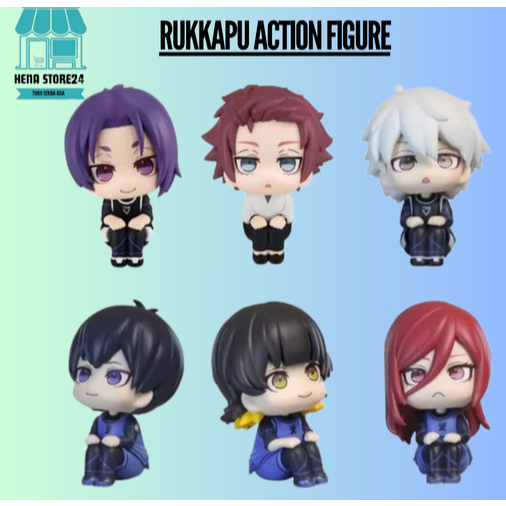 Blue Lock Isagi Nagi Bacchira Chigiri LookUp / Rokkapu Action Figure