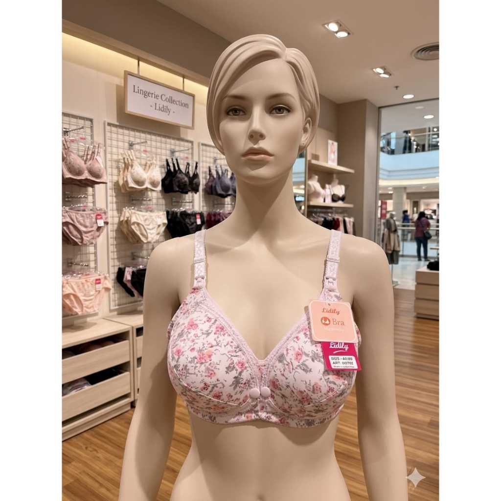 LIDILY Bra Nursing Bra Foam No Wire Cup B Size 36 - 42 Top brand Original