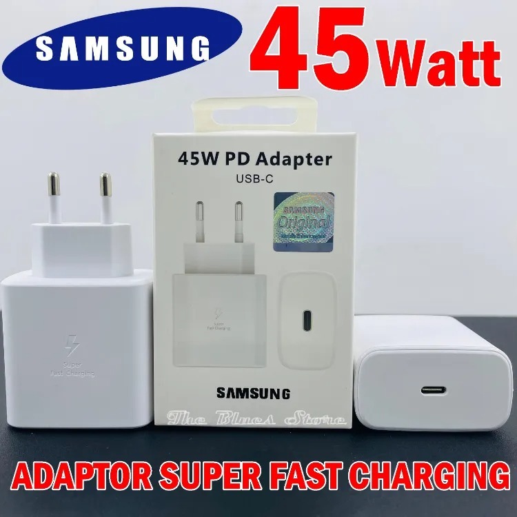 ADP ของแท้ 100% SAMSUNG TA-845/NOTE 20/S20 45WType-C Super Fast Charging 2.0 – สีขาว (ต้นฉบับ)