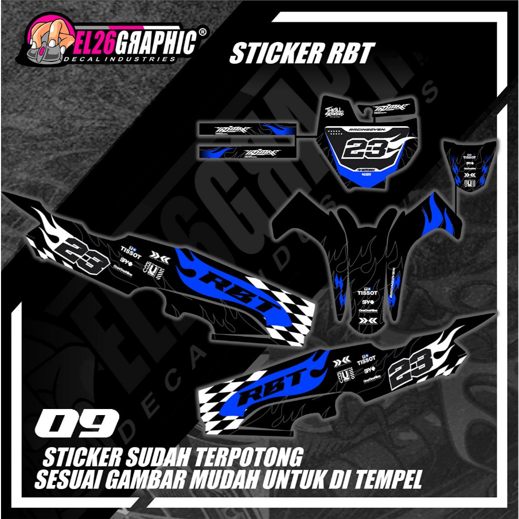 สติ๊กเกอร์ DECAL (FULL BODY) RBT VEGA R NEW DESIGN CODE 09