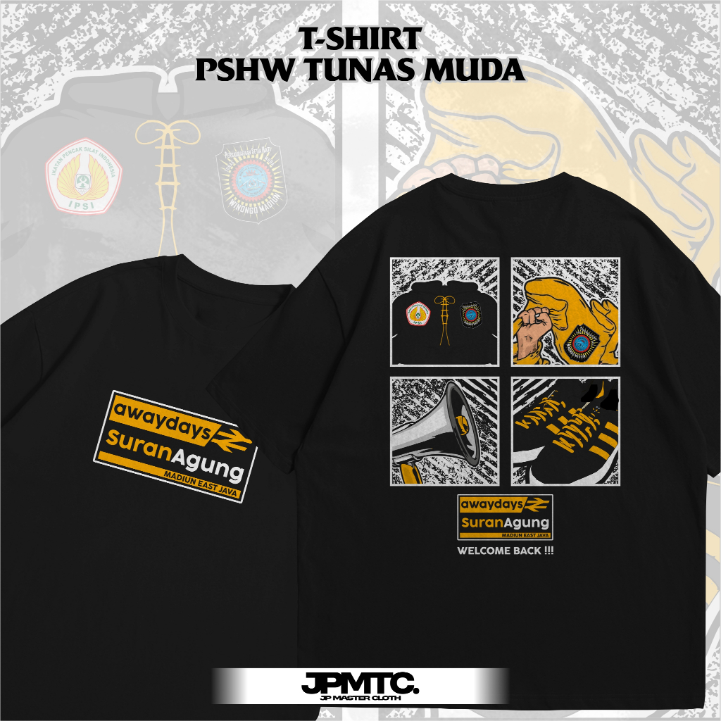 PSHW WELCOME BACK SURAN AGUNG AWAYDAYS เสื้อยืดลําลอง