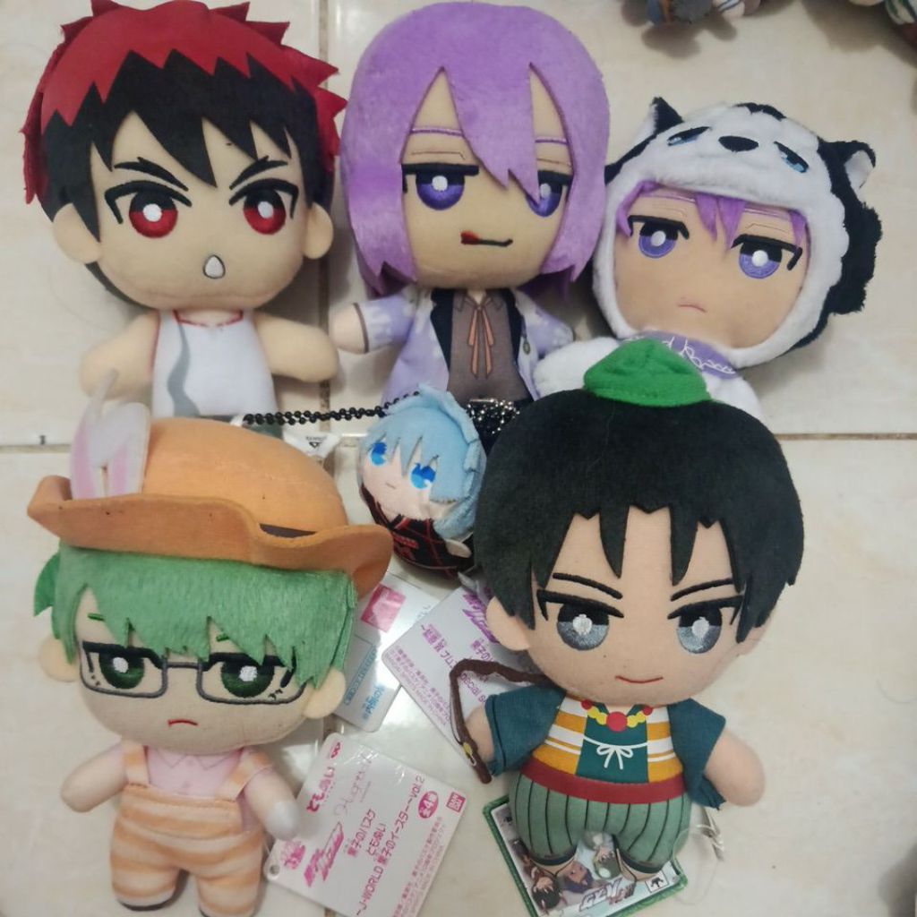 KUROBAS Kuroko ตุ๊กตาตุ๊กตาไม่มีตะกร้า Kuroko Kagami akaashi kise ryouta aomine