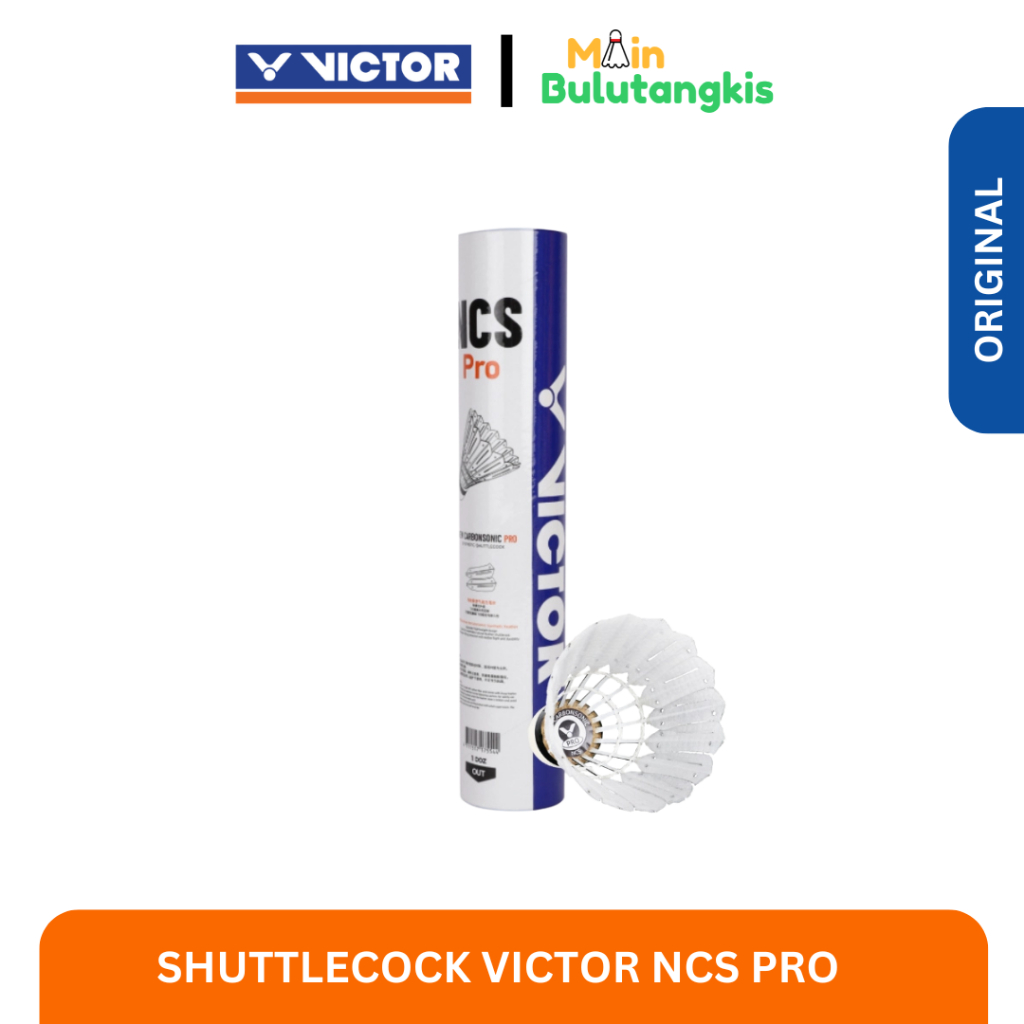 ลูกขนไก่แบดมินตันแท้ Victor NCS Pro / ใหม่ Carbonsonic