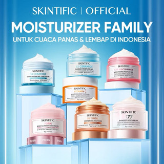 SKINTIFIC Moisturizer Pelembab Wajah - Symwhite377 Dark Spot Moisturizer / 5X Ceramide Skin Barrier Moisturize Gel 30g / Msh Niacinamide Brightening Cream Pemutih Wajah Day Cream / Truffle Biome Night Cream facial krim Ceramide Moisturizer BPOM