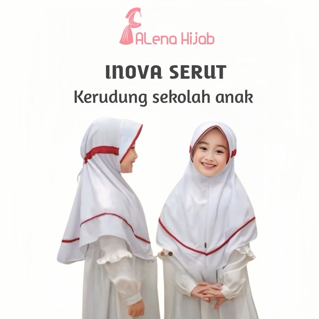 Inova Elementary School Hijab Instant Drawstring Hijab Inova Drawstring Hijab