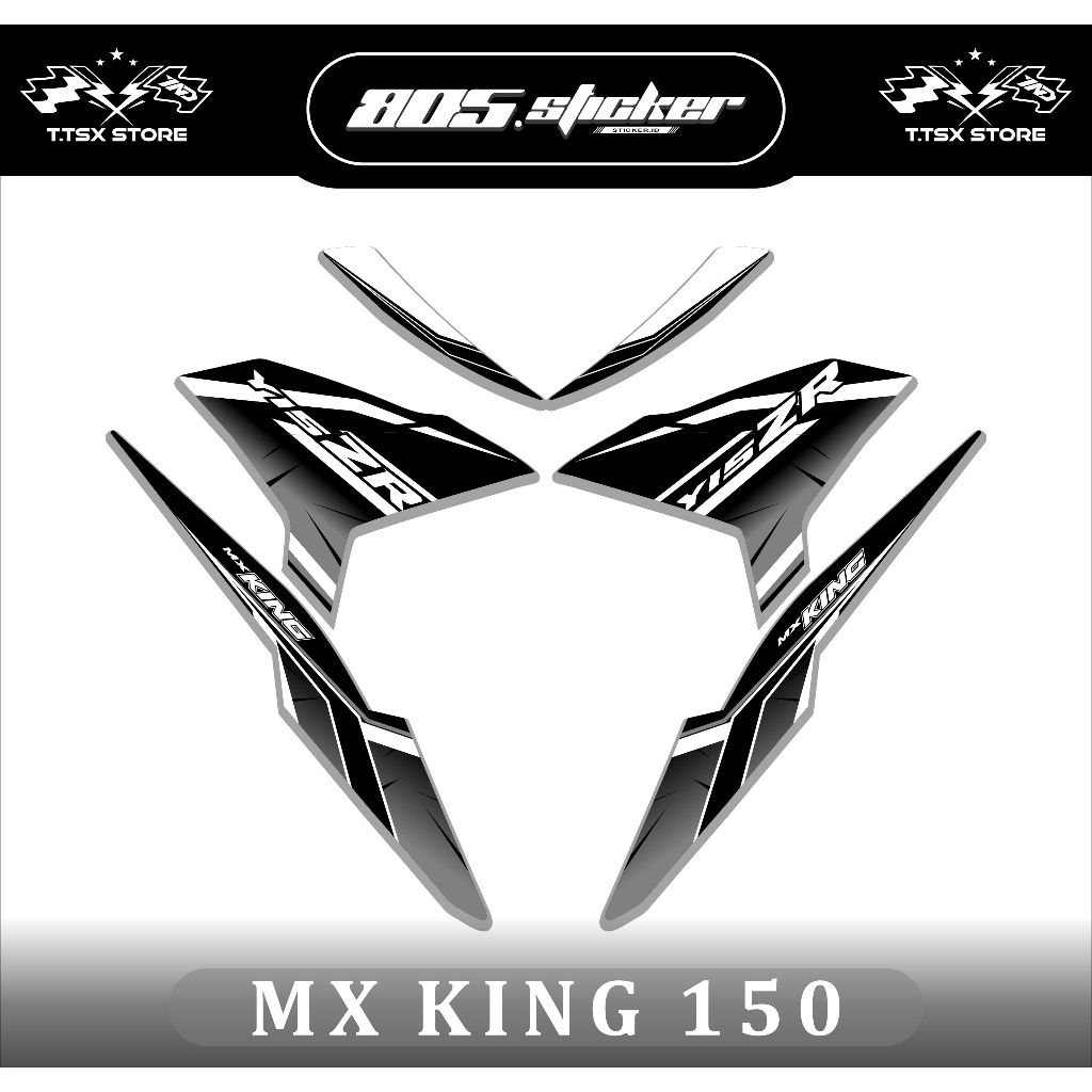 MX KING 150 STRIPING/MX KING VARIATION STICKER/MX KING 150 Y15ZR STRIPING STICKER