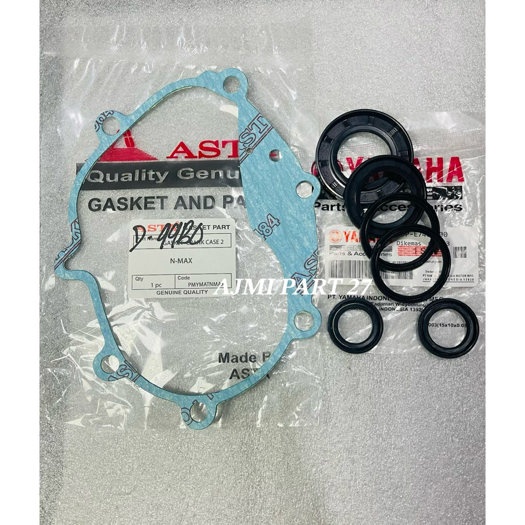 ซีล 2DP ครบชุด + ปะเก็นเพลา Yamaha Nmax 155