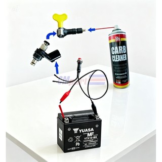 alat pembersih injektor injector cleaner injeksi motor mobil universal fuel injector cleaner kit