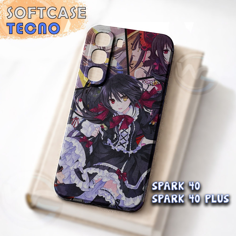 [W51] Softcase Tecno SPARK 40 PRO / PRO + / ปลอกอ่อน ยืดหยุ่น คุณภาพ / เคสน่ารัก เท่ สุนทรียศาสตร์