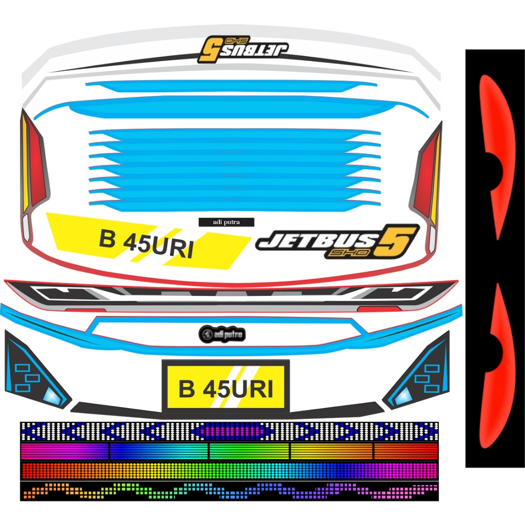 MINIATURE BUS TRONTON HEADLAMP สติ๊กเกอร์