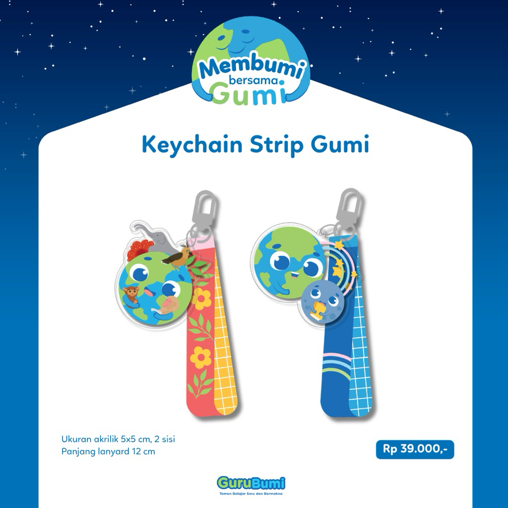 สินค้าพิเศษของ Gumi Birthday: พวงกุญแจแถบ Gumi