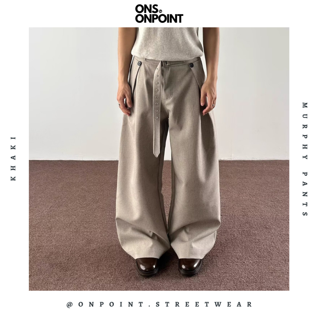 [ONS BY ONPOINT] Murphy Pants - trackpants กางเกงสปอร์ตกางเกงจ็อกเกอร์ผู้ชาย unisex กางเกงถุงผู้ชายพ