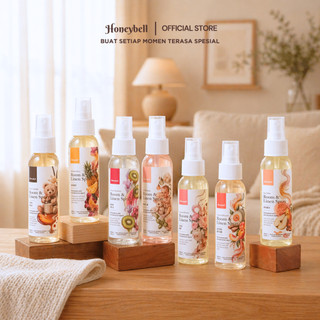 Honeybell - Room & Linen Spray Anti Bakteri 100ml | Anti Bacterial | Pengharum Kain Pewangi Ruangan