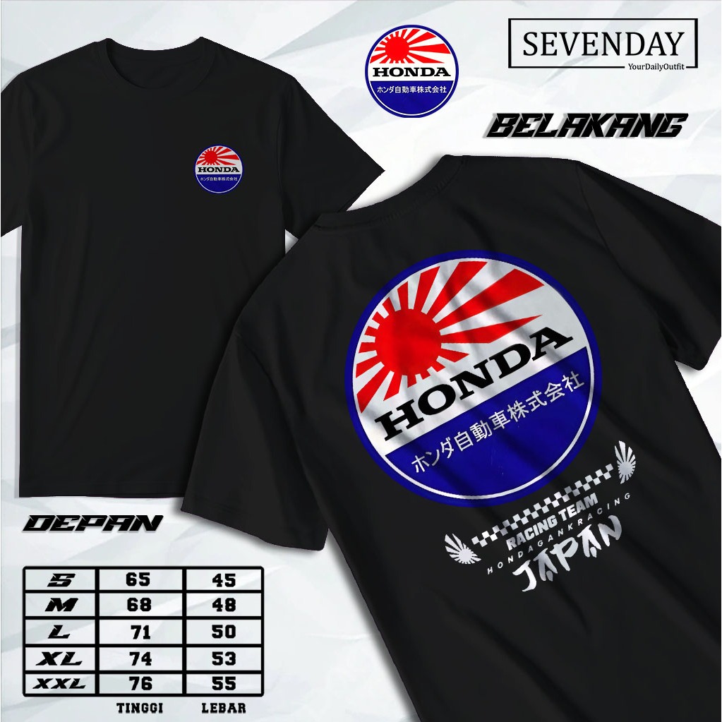 เสื้อยืด Honda Japan - เสื้อยืด Honda Japan Distro ใหม่ล่าสุด เสื้อ Distro สําหรับผู้ชาย_เสื้อผู้ใหญ
