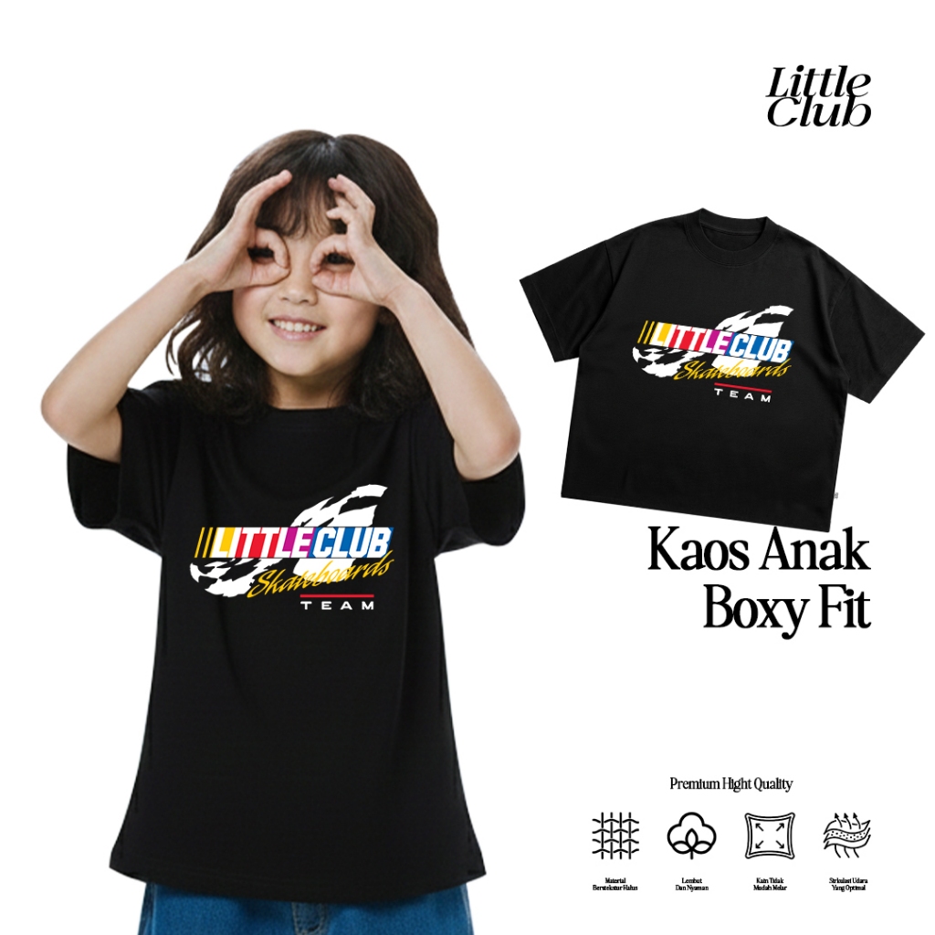 Little Club - SK8 BoxyFit เสื้อยืดเด็ก I เสื้อยืดเด็ก Boxy I 20s Heavyweight I TSBX005SK8