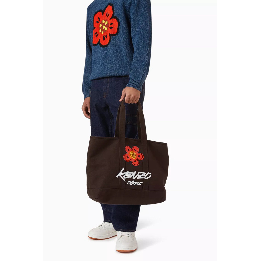 กระเป๋าโท้ตดอกไม้ Kenzo