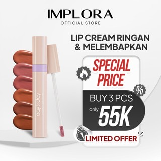 Implora Day To Day Lite Matte Lip Cream | Ringan Melembapkan | Hyaluronic Acid Lipstick