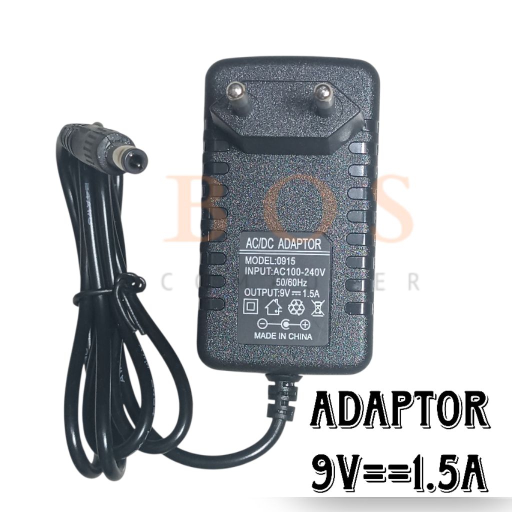 อะแดปเตอร์แปลงไฟ 9V 1.5 A ADAPTER / 9V 1.5A