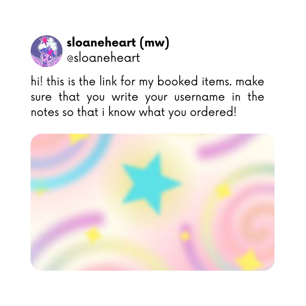 [2] BOOKED ITEMS โดย @sloaneheart