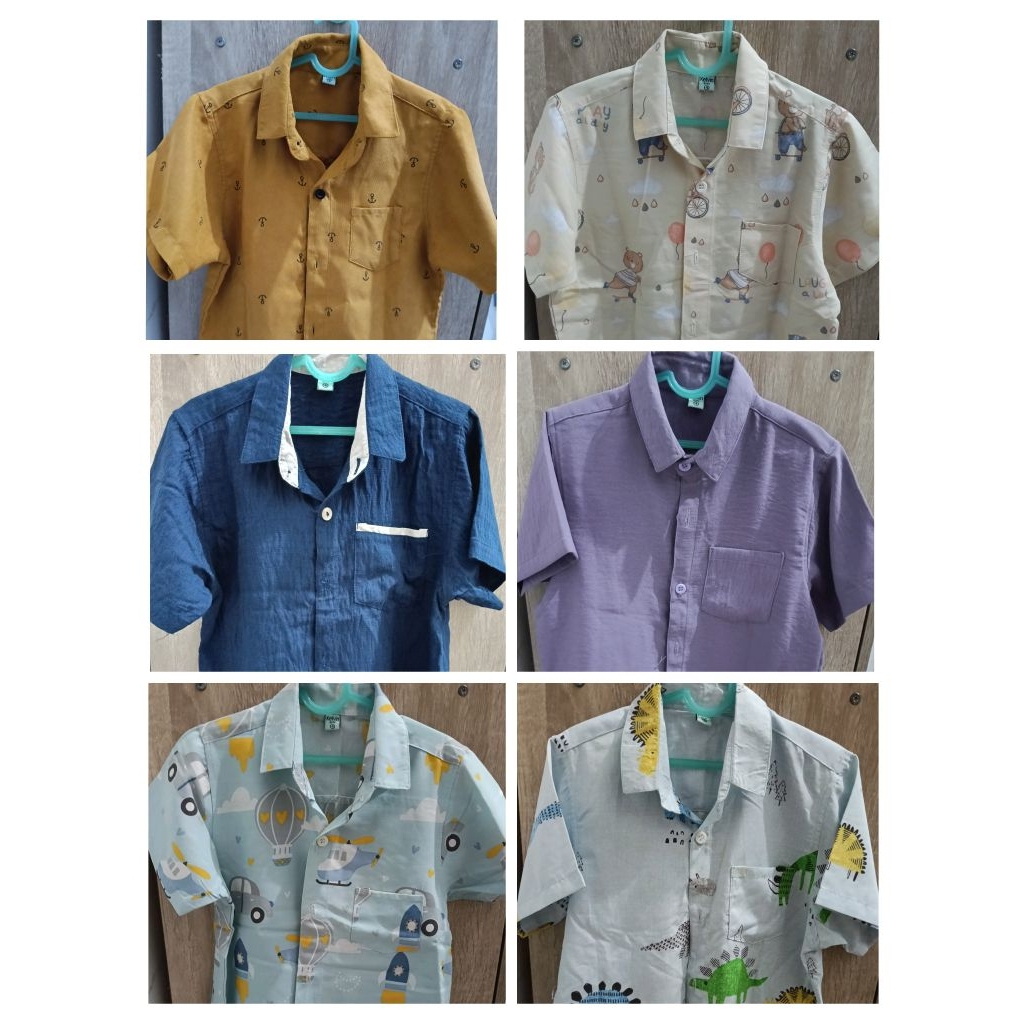 KEMEJA (preloved) เสื้อเด็ก LD 33-34
