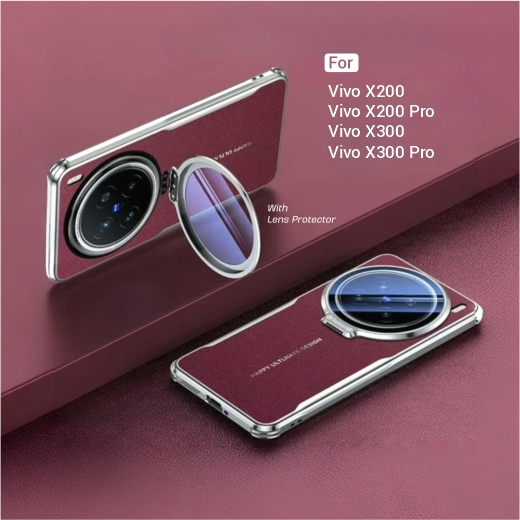 ALFACASE Casing Vivo X200 X300 Pro - เคส Saine - เคส Vivo X200 X300 Series - เคสพร้อมกล้องเลนส์